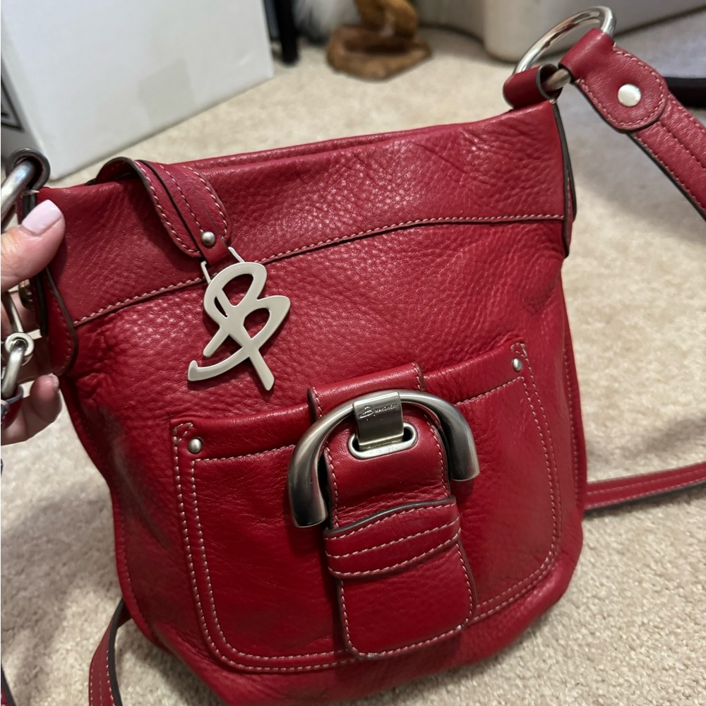 Red B Makowsky crossbody